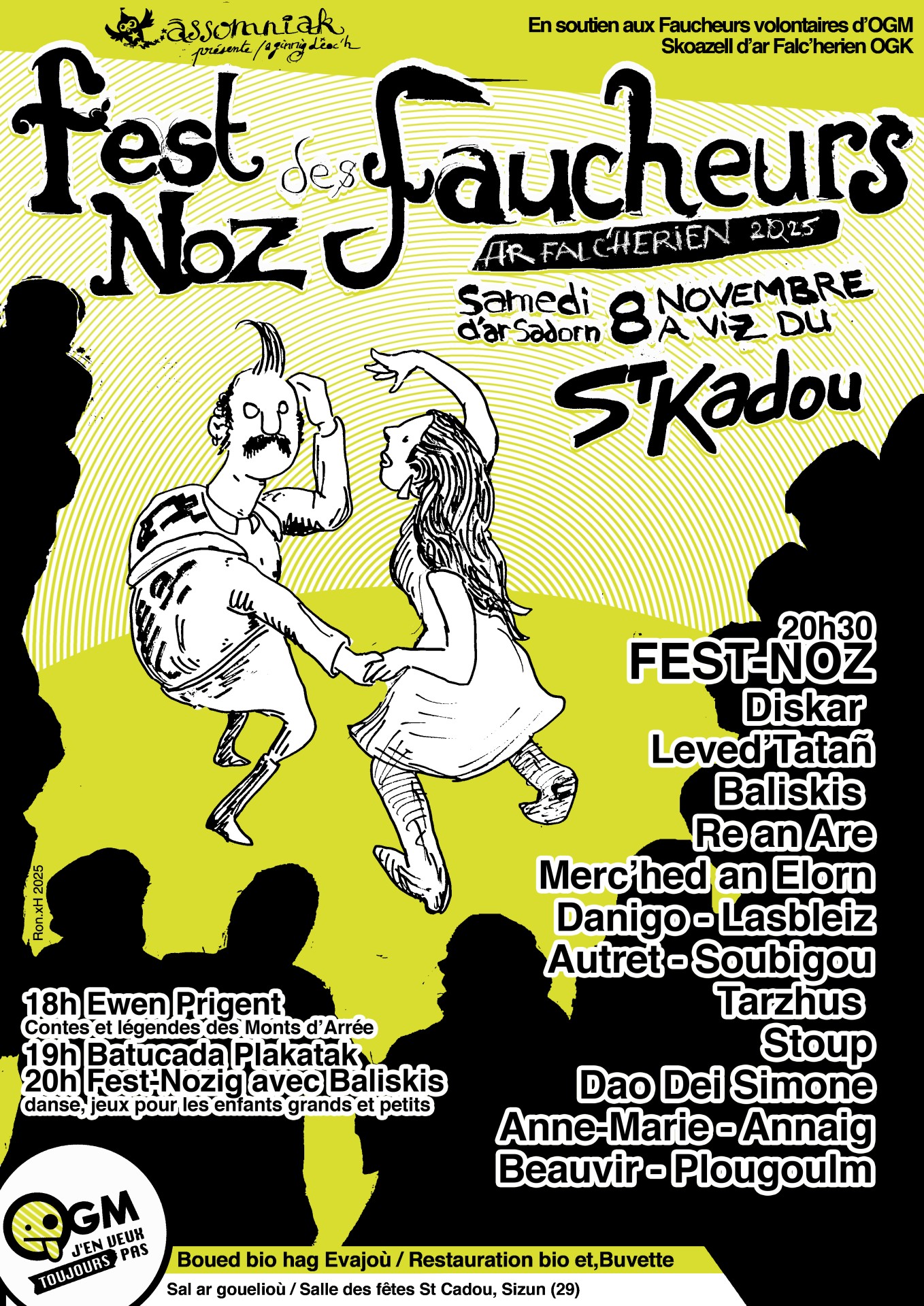 Affiche Fest-Noz des faucheurs